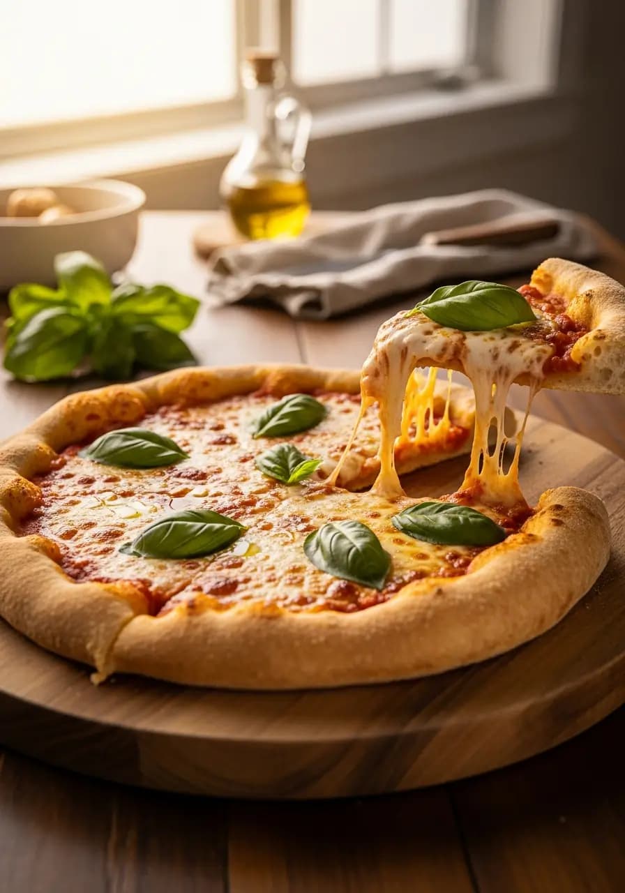 Image for Gluten Free Sourdough Pizza Crust Recipe (Crispy, Chewy & Actually Delicious!)