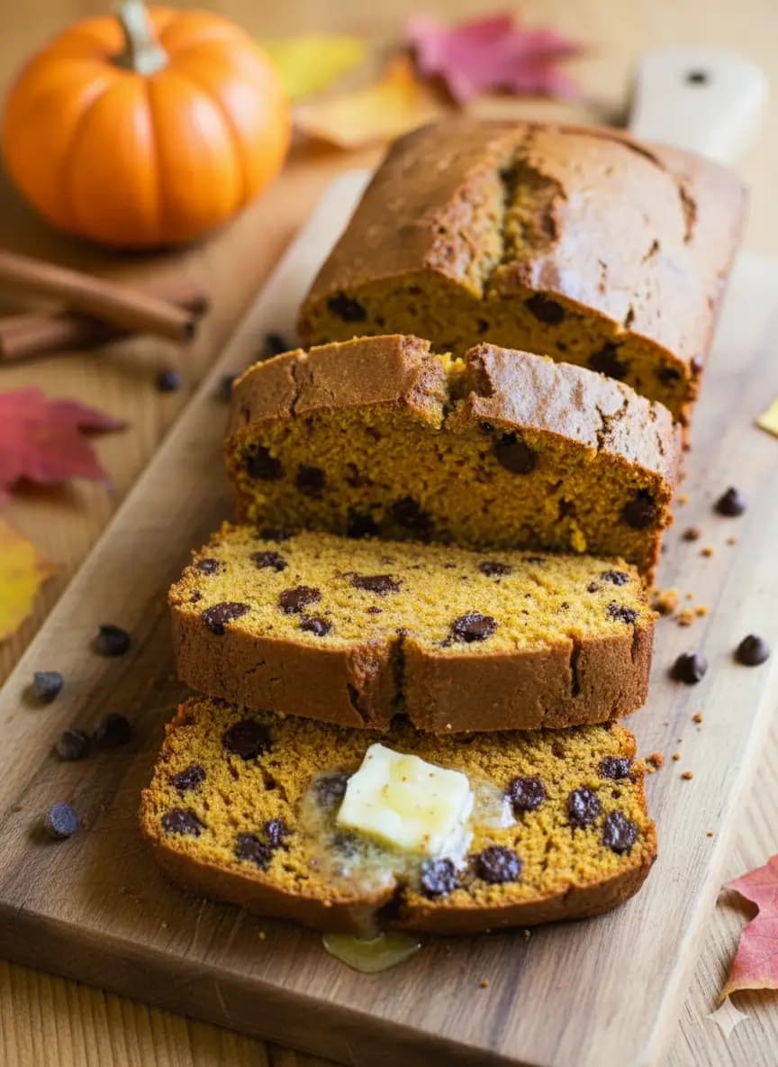 Image of Same-Day Sourdough Discard Pumpkin Bread Recipe (Moist, Spiced & So Easy!)